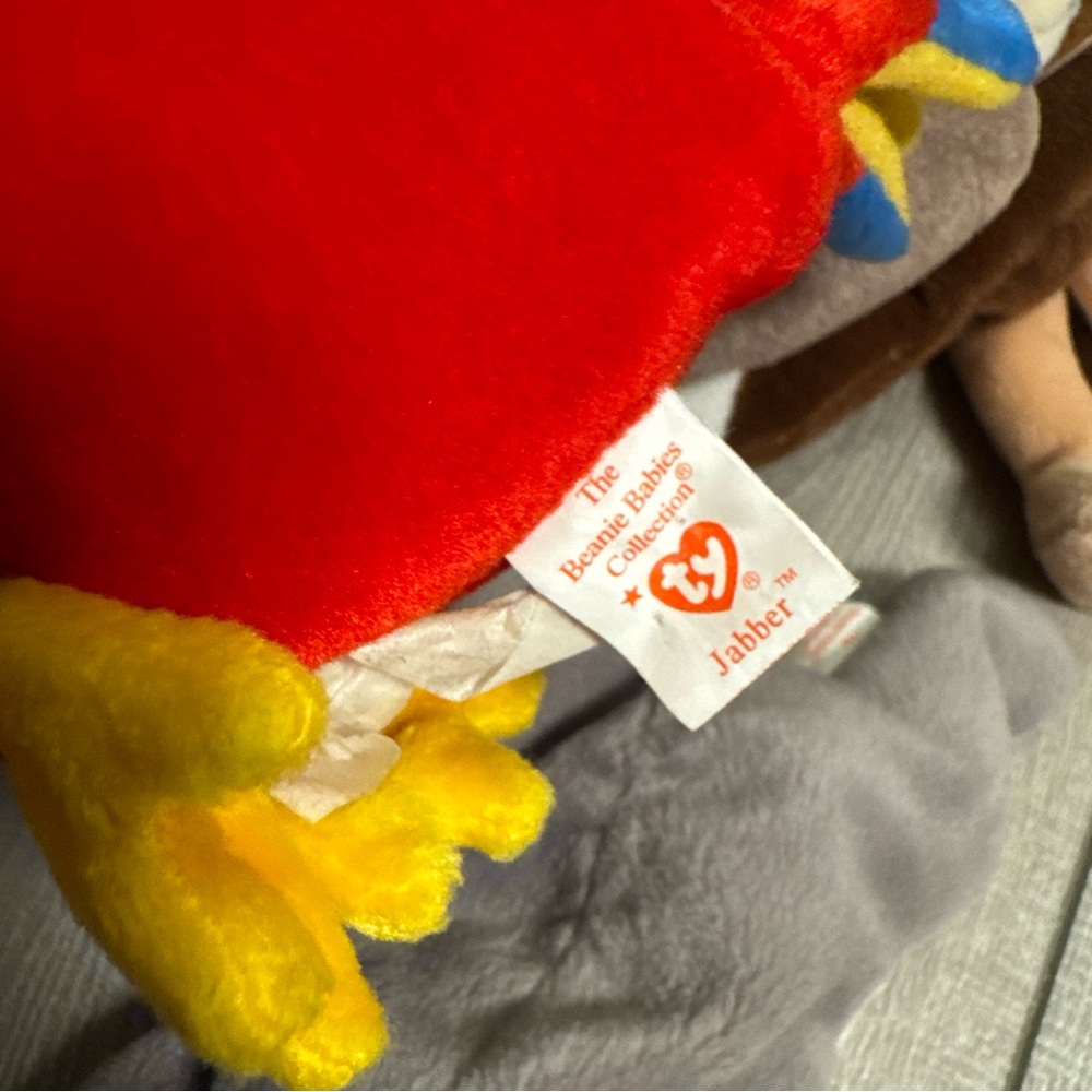 Ty Beanie Baby Lot 8 1990’s Jabber Stretch Whisper Bernie Goatee Canyon Mel Stin - Picture 15 of 16